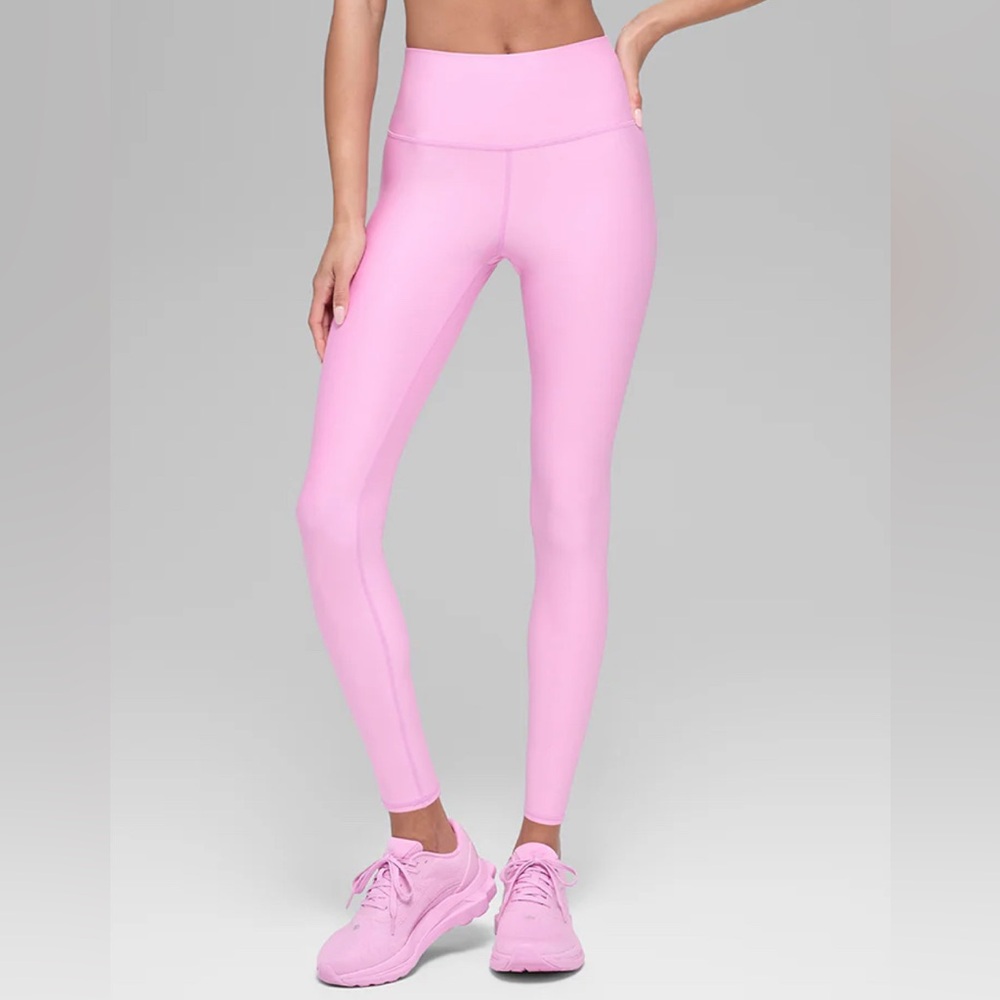 ALO Yoga High Waist Airlift leggings Candy Heart Pink size small 28”